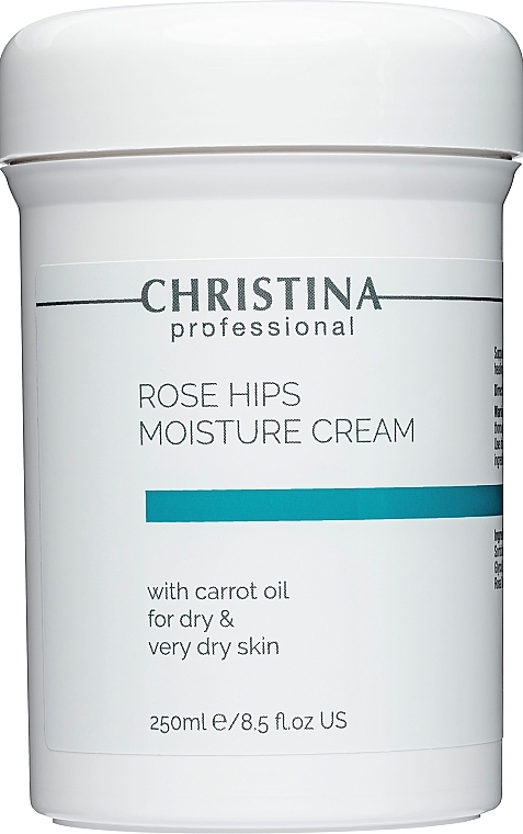 Увлажняющий крем с маслом шиповника и морковным маслом для сухой кожи - Christina Rose Hips Moisture Cream with Carrot Oil