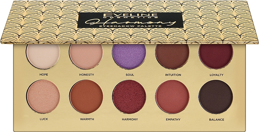 Палетка тіней для повік - Eveline Cosmetics Eyeshadow Palette Harmony