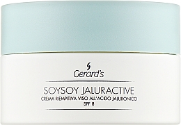 Питательный регенерирующий крем для лица с гиалуроновой кислотой - Gerard's Cosmetics Soysoy Jaluractive Cream Spf8 — фото N1