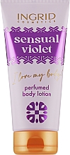 Парфумерія, косметика Парфумований лосьйон для тіла - Ingrid Cosmetics Sensual Violet Perfumed Body Lotion