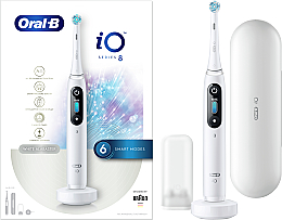 Електрична зубна щітка, біла - Oral-B Braun iO Серія 8 — фото N2