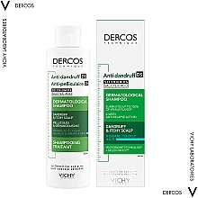Шампунь против перхоти интенсивного действия для нормальных и жирных волос - Vichy Dercos Anti-Dandruff Advanced Action Shampoo — фото N2