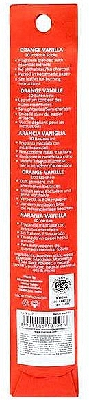 Ароматические палочки "Апельсин-ваниль" - Maroma Encens d'Auroville Stick Incense Orange Vanilla — фото N3