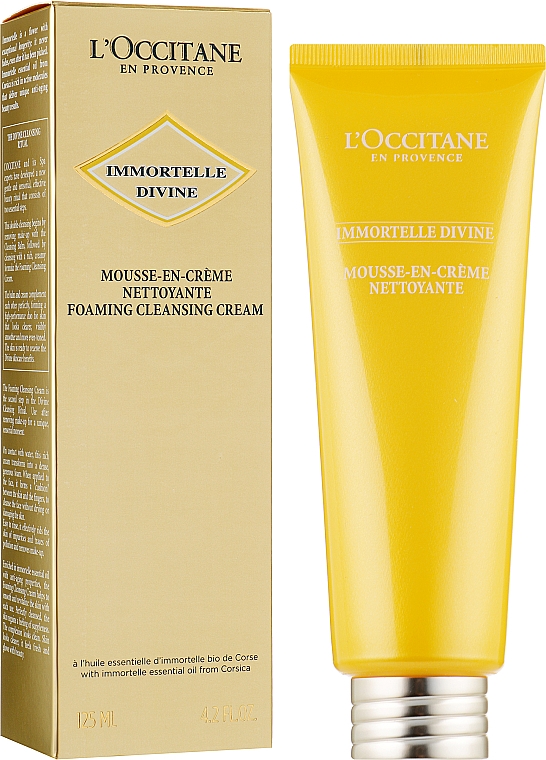 Очищающая крем-пенка для лица - L'occitane Immortelle Precious Face Cream — фото N3