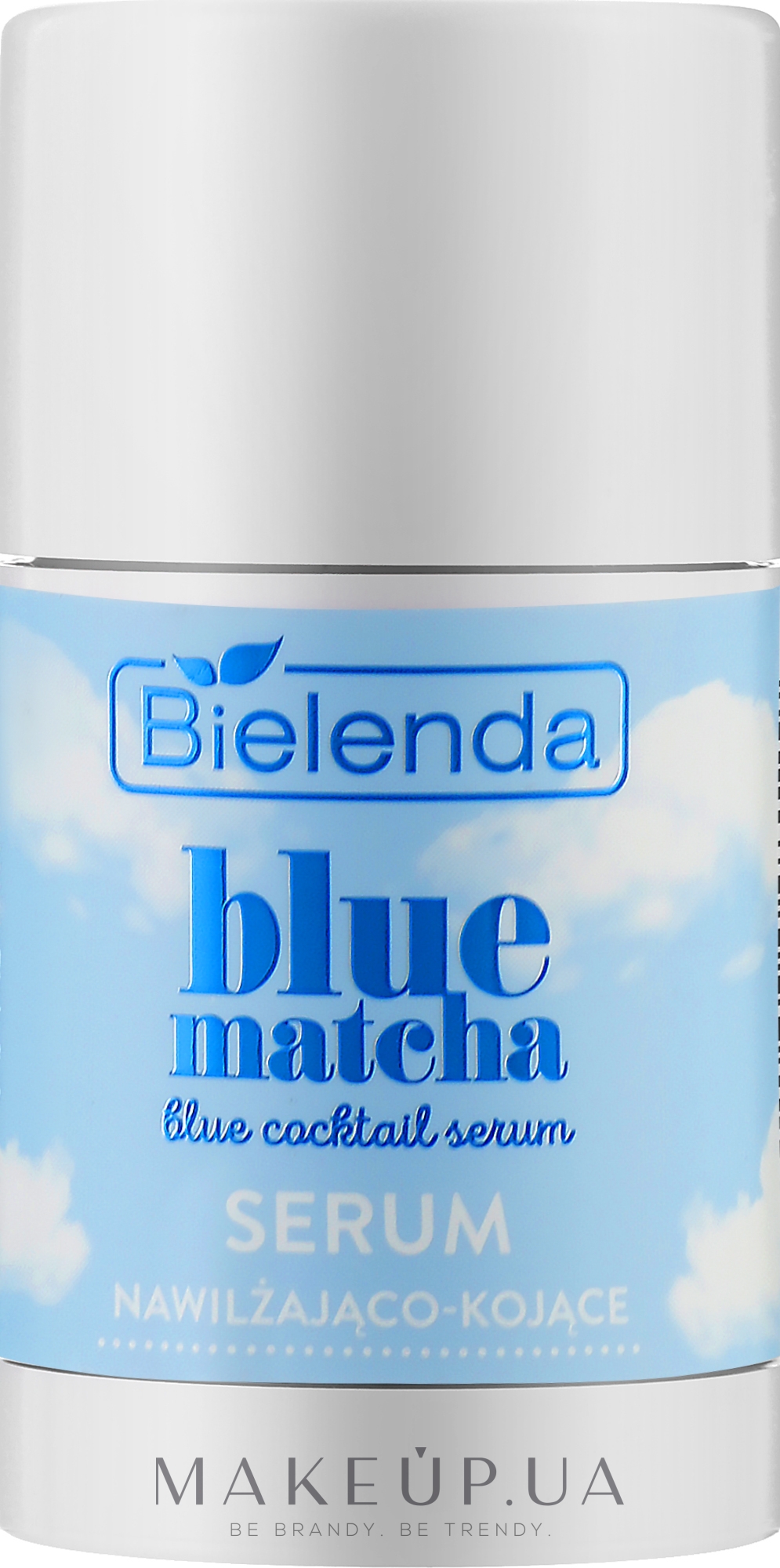 Зволожувальна і заспокійлива сироватка для обличчя - Bielenda Blue Matcha Blue Coctail Serum — фото 30ml