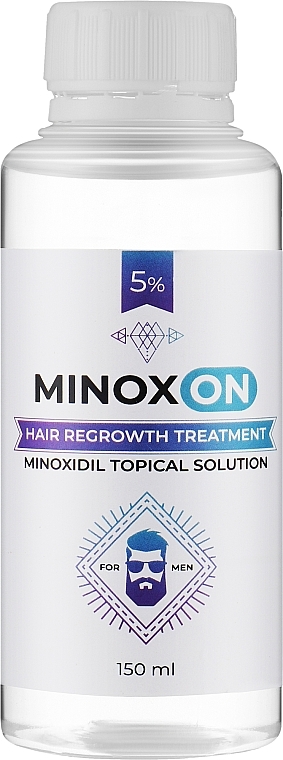 Лосьон для роста волос 5% - Minoxon Hair Regrowth Treatment Minoxidil Topical Solution 5% — фото N3