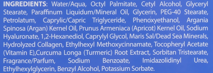 Зволожувальний денний крем з гіалуроновою кислотою і мінералами Мертвого моря - Dead Sea Collection Hyaluronic Acid Moisturizing Day Cream — фото N4