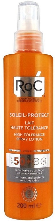 Сонцезахисний лосьйон-спрей - RoC Soleil-Protect High Tolerance Lotion Spray SPF50 — фото N1