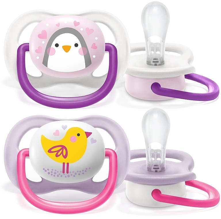 Пустышка 0-6 мес. - Philips Avent Ultra Air Animal — фото N1