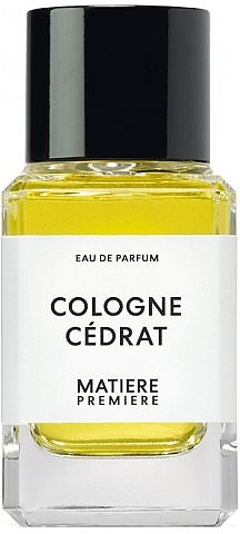 Matiere Premiere Cologne Cedrat - Парфюмированная вода (тестер с крышечкой) — фото N1