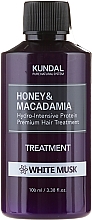 Кондиціонер для волосся "Білий мускус" - Kundal Honey & Macadamia Treatment White Musk — фото N1