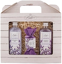 Парфумерія, косметика Набір "Лаванда" - Bohemia Gifts Bohemia Herbs Lavender Set (sh/gel/100ml + shmp/100ml + soap/30g)