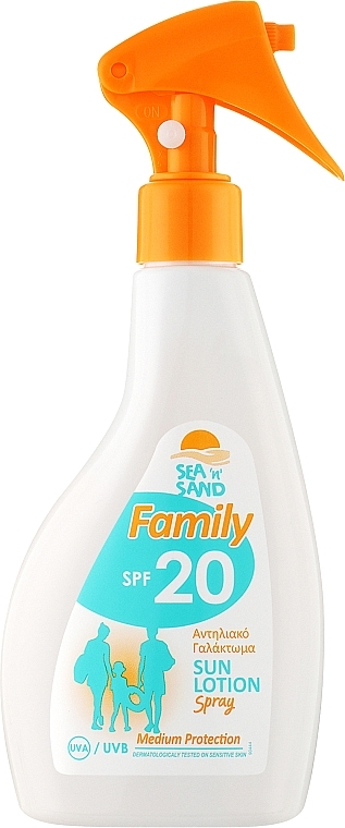 УЦІНКА Сонцезахисний лосьйон для всієї родини SPF20 - Madis Sea n Sun Family Sun Lotion SPF20 * — фото N1