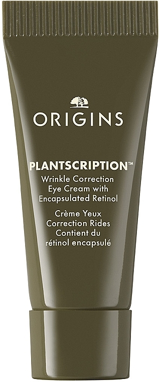 ПОДАРУНОК! Антивіковий крем для шкіри навколо очей з вітаміном А - Origins Plantscription Wrinkle Correction Eye Cream with Encapsulated Retinol (міні) — фото N1