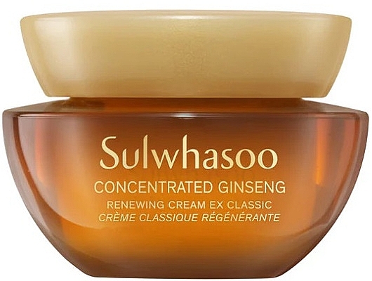 Антивіковий концентрований крем для обличчя з женьшенем - Sulwhasoo Concentrated Ginseng Renewing Cream EX Classic (міні)