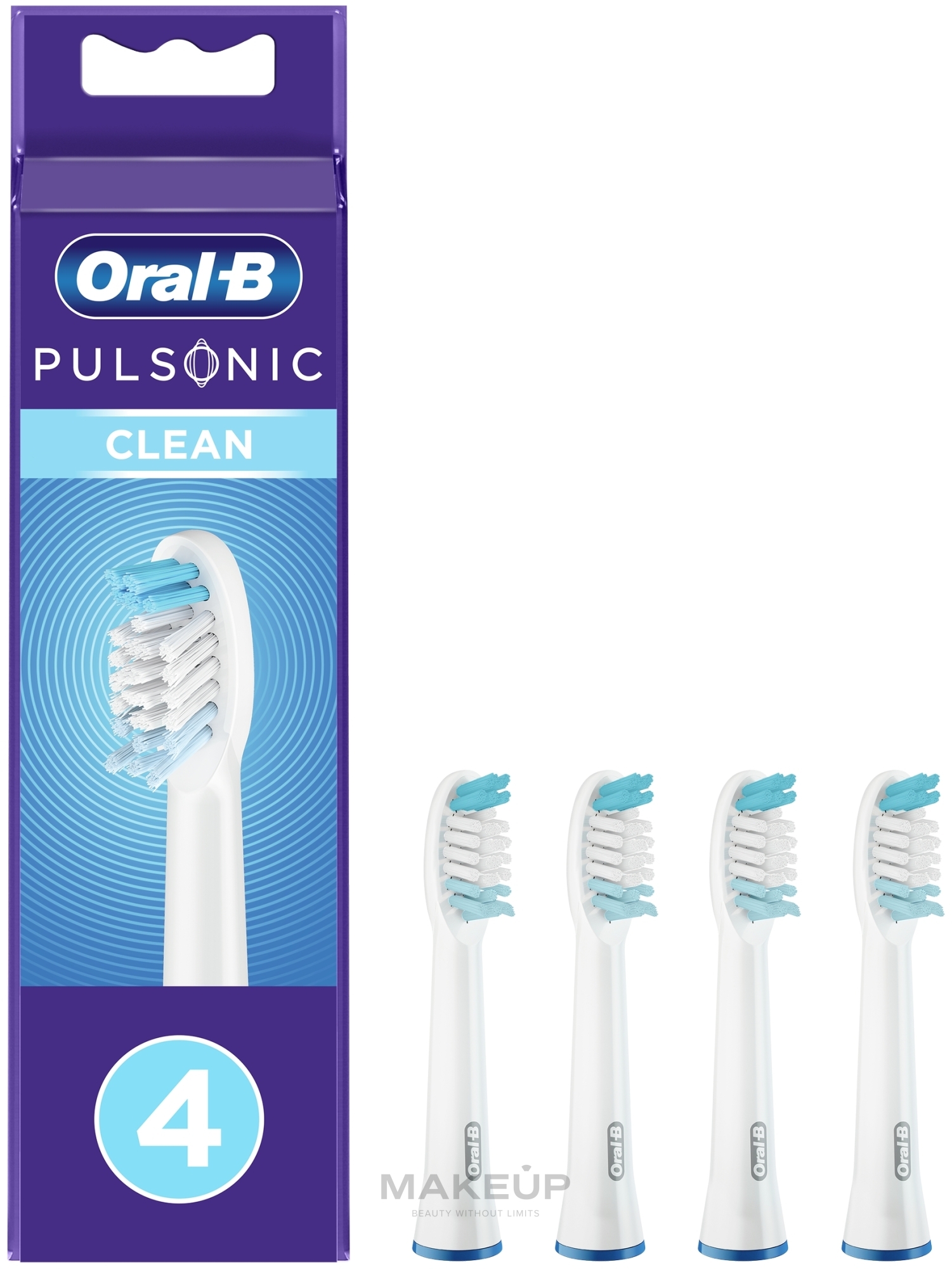 Насадки для електричної зубної щітки SR32-4 - Oral-B Pulsonic Clean — фото 4шт