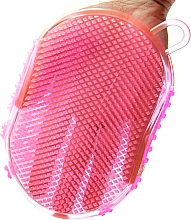 Антицеллюлитный массажер-перчатка, розовый - Soap Stories  — фото N3