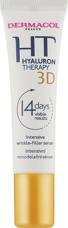 Інтенсивна сироватка-заповнювач зморщок - Dermacol 3D Hyaluron Therapy Intensive Wrinkle-Filler Serum — фото N1