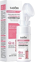 Пінка-мус для обличчя з коензимом Q10 - Sadoer Coenzyme Q10 Amino acid Cleanser Mousse — фото N1