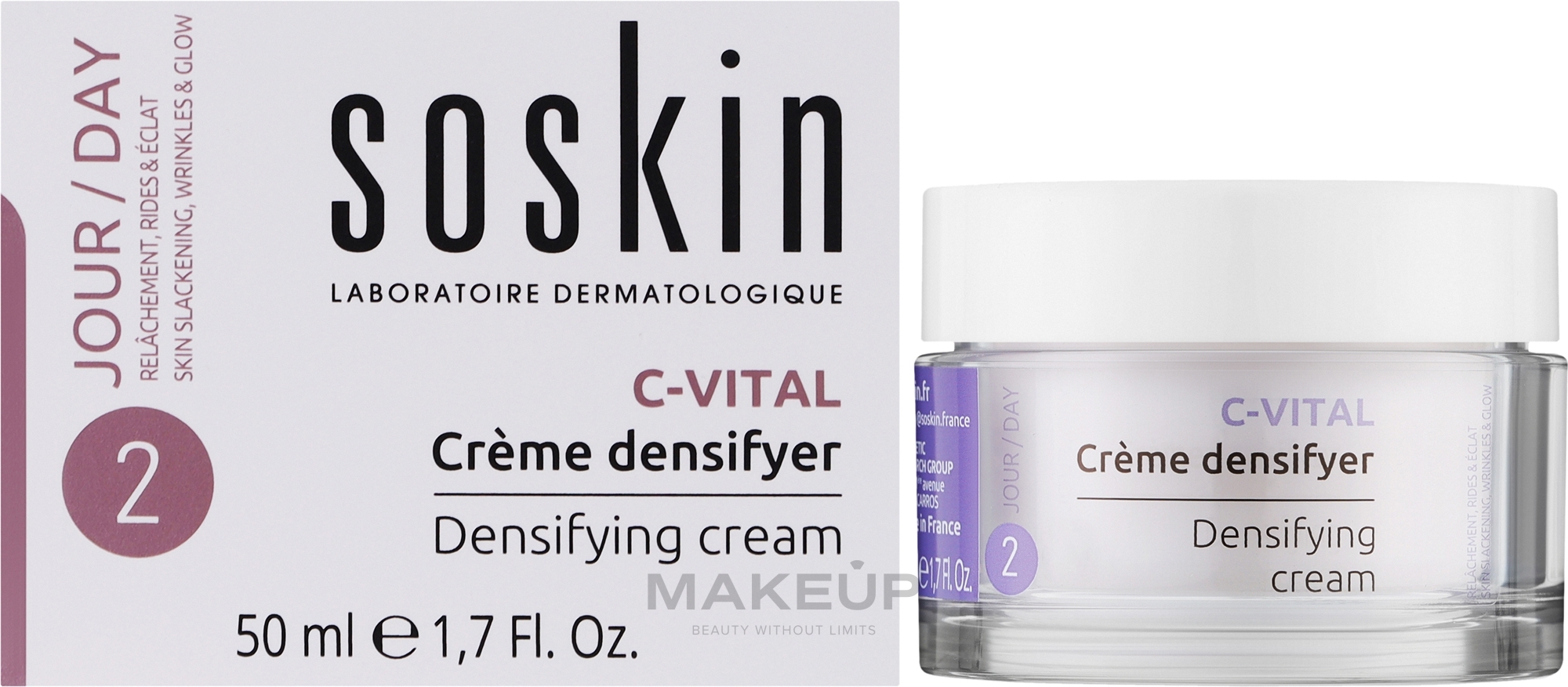 Інтенсивний крем для шкіри обличчя - Soskin C-Vital Densifying Cream — фото 50ml