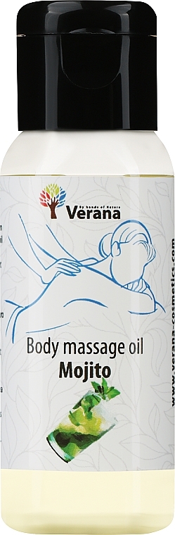 Масажна олія для тіла "Mojito" - Verana Body Massage Oil — фото N1