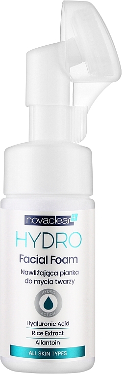 Зволожувальна очищальна піна для обличчя - Novaclear Hydro Facial Foam — фото N1