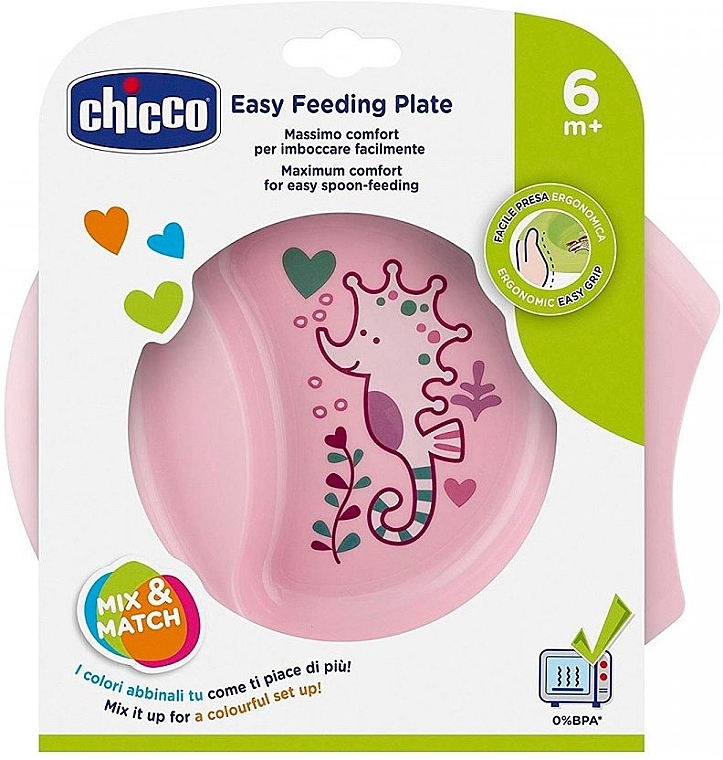 Тарілка дитяча, 6+ місяців - Chicco Easy Feeding Plate 16001 — фото N1