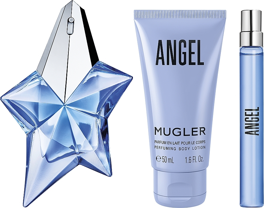 Mugler Angel - Набор (edp/25ml + b/lot/50ml + edp/10ml) — фото N2