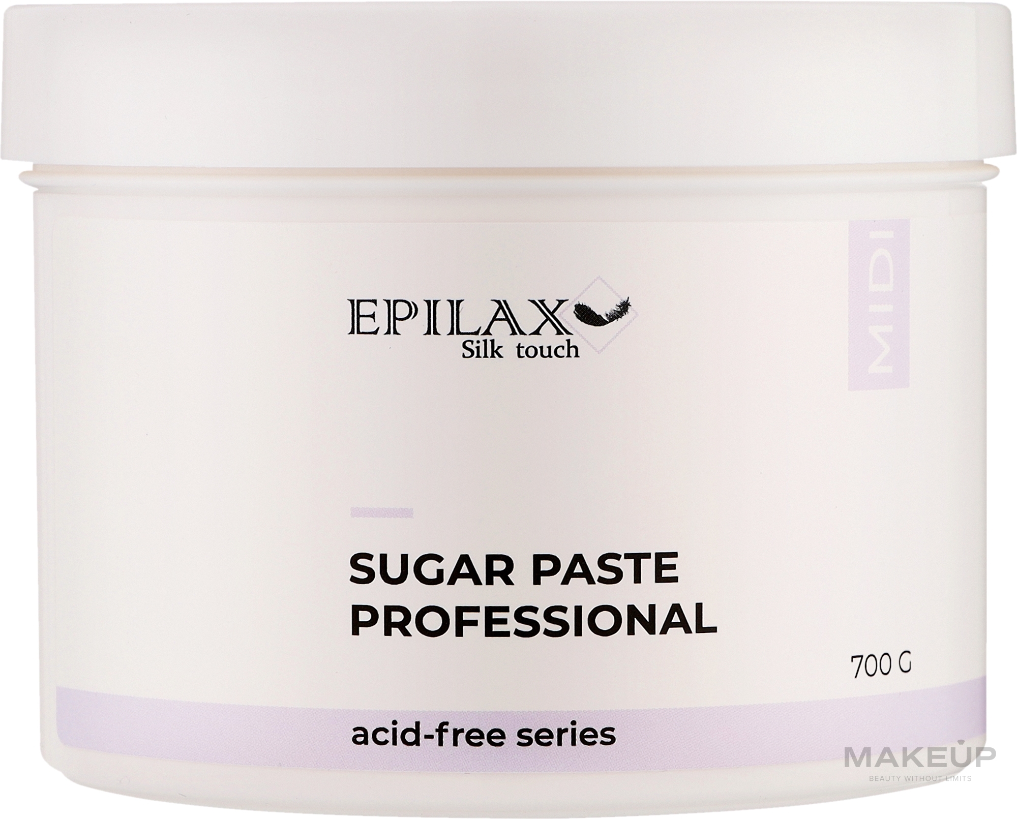 Сахарная паста для шугаринга бескислотная "Midi" - Epilax Silk Touch Sugar Paste Professional Acid-Free Series — фото 700g