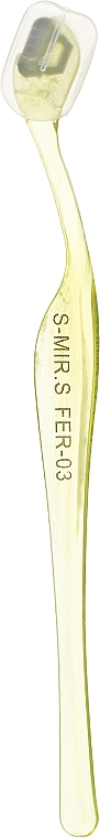 Бритва для коррекции бровей FER-03, с прозрачной ручкой, салатовая - Lady Victory — фото N1