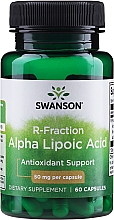 Альфа-липоевая кислота 50 мг, 60 шт - Swanson Regular Strength R-Fraction Alpha Lipoic Acid — фото N1