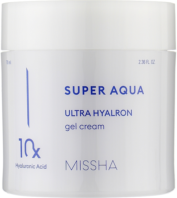 Зволожувальний гель-крем для обличчя - Missha Super Aqua Ultra Hyalron Gel Cream — фото N1