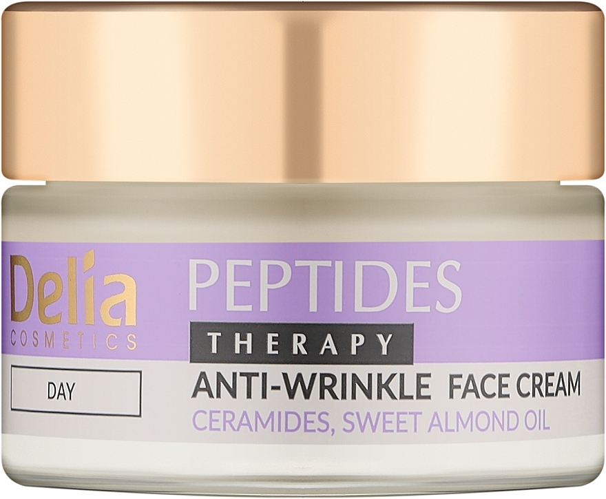 Дневной крем для лица с пептидами - Delia Peptides Therapy Anti-Wrinkle Day Face Cream — фото N1