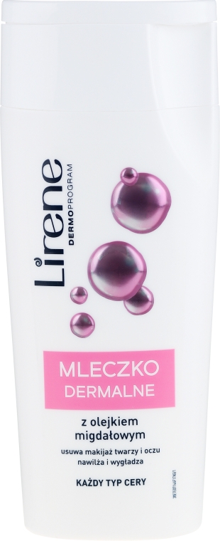 Молочко для снятия макияжа с миндальным маслом - Lirene Dermo Program — фото N2