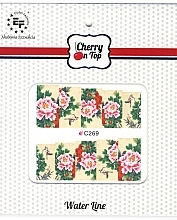 Парфумерія, косметика Наклейки для нігтів водні, C269 - Euro Fashion Cherry On Top Water Line