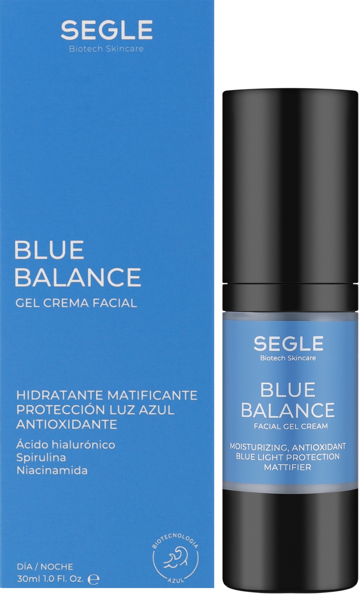 Гель-крем увлажняющий для лица - Segle Blue Balance Facial Gel Cream — фото 30ml