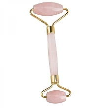Роллер для массажа лица, розовый кварц - Deni Carte Anti-Aging Facial Massage Roller — фото N1