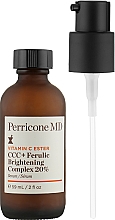 Сироватка для обличчя "Феруловий комплекс" - Perricone MD Vitamin С Ester CCC + Ferulic Brightening Complex 20% — фото N5