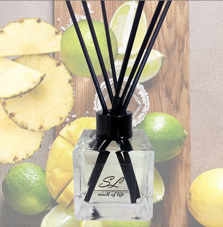 Аромадиффузор "Лайм и манго" - Smell Of Life Thai Lime & Mango Fragrance Diffuser — фото N2