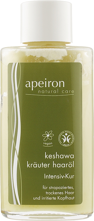 Масло для волос - Apeiron Keshawa Herbal Hair Oil — фото N1