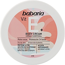 Духи, Парфюмерия, косметика Крем для тела с витамином Е - Babaria Body Cream Vit Е+