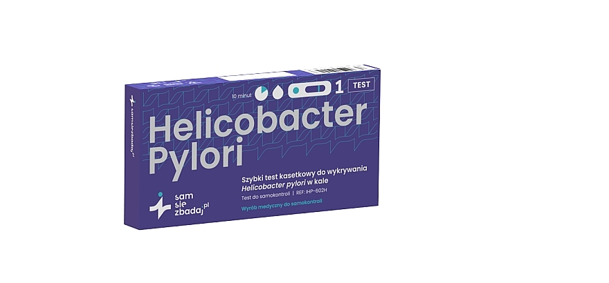 Тест калу на хелікобактер - Samsiezbadaj Helicobacter Pylori — фото N1