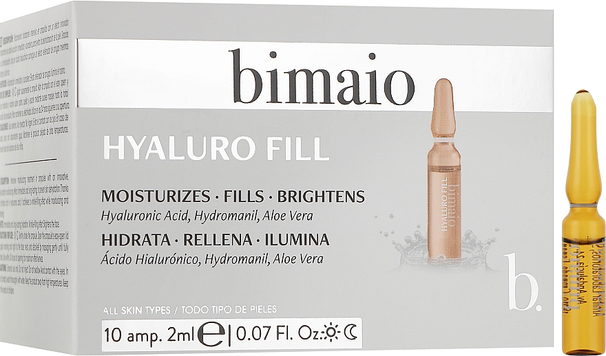 Ампулы "Hyaluro Fill" для лица - Bimaio — фото N2