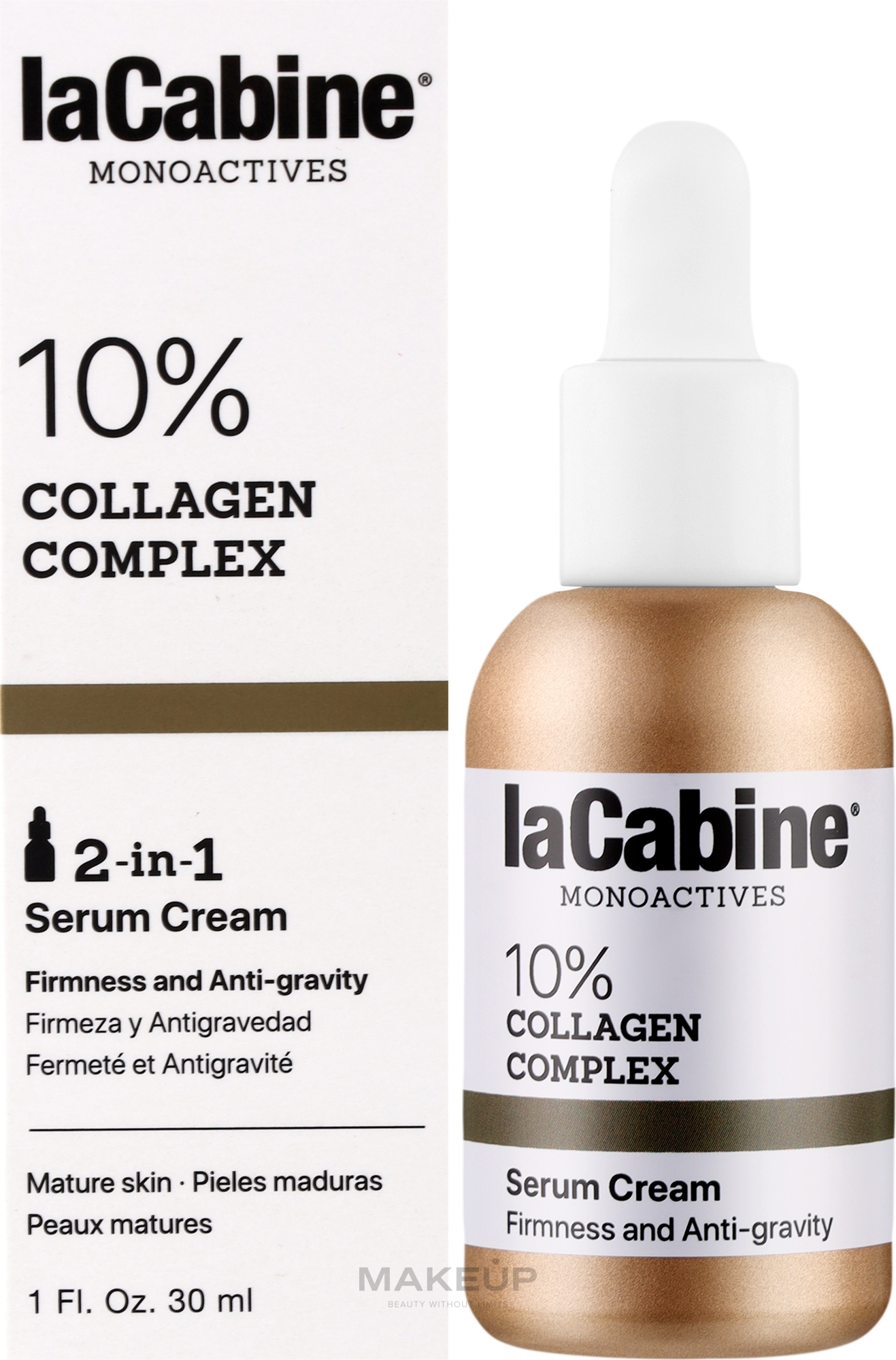 Крем-сыворотка для лица - La Cabine Monoactives 10% Collagen Complex Serum Cream — фото 30ml