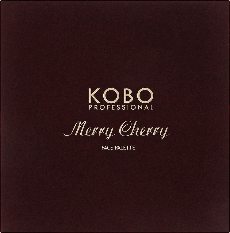 Палетка для макіяжу - Kobo Professional Merry Cherry — фото N2