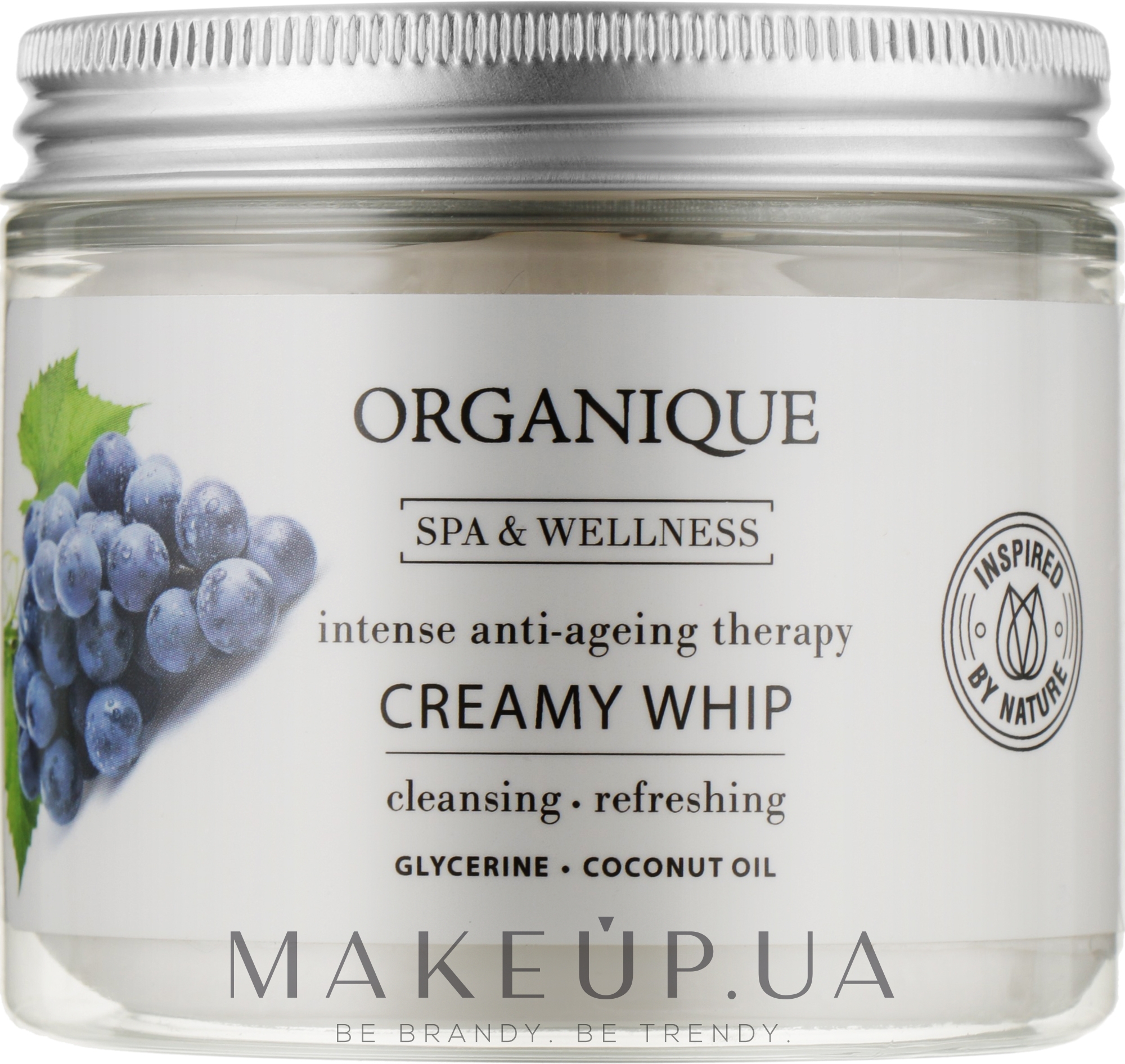 Пінка для тіла "Виноград" - Organique Cleansing Ritual Creamy Whip — фото 200ml