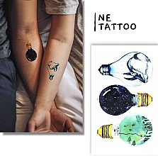 Временные тату "Вселенная в лампе" - Ne Tattoo — фото N1