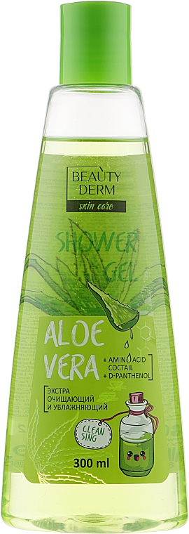 Гель для душу "Алое вера" - Beauty Derm Aloe Vera Shower Gel — фото N1
