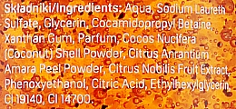 Гель для душу з пілінгом "Апероль Шприц" - Natigo Melado Shower Gel Orange Spritz — фото N2