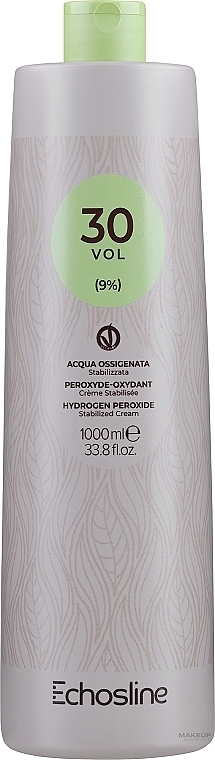 Крем-окислитель - Echosline Hydrogen Peroxide Stabilized Cream 30 vol (9%) — фото N3